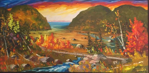 A-The old wooden bridge