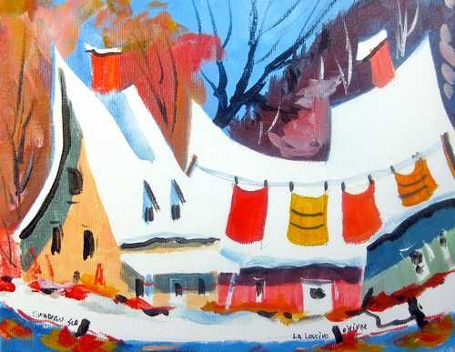 La lessive d'hiver