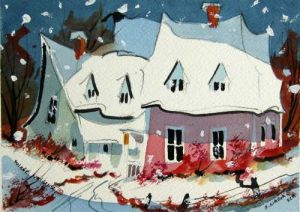 Soirée neigeuse