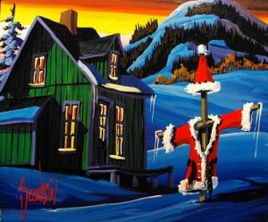 10 x 12 xmas scarecrow