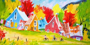 On se fabrique de la joie 18" x 36"