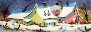 Un rang d'hiver