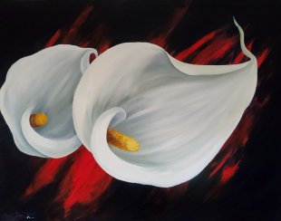 Éclosion depuis les ténèbes 36 X 48