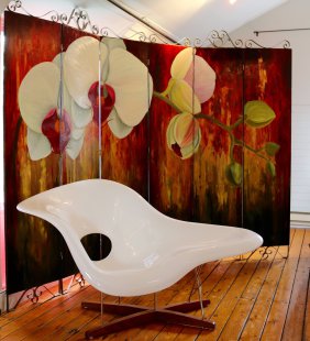 Paravent dans un décor