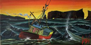 DANS UNE MER ROUGH