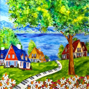 IL FAIT TOUJOURS BEAU EN VACANCES                                                 24 IN X 24 IN