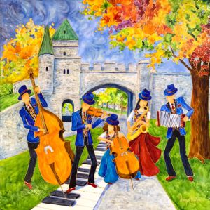 UNE BELLE SAISON D'AUTOMNE À QUÉBEC                                VENDU / SOLD