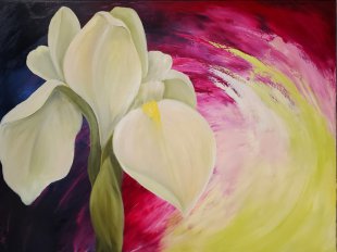 Éclat d'iris 30 X 40