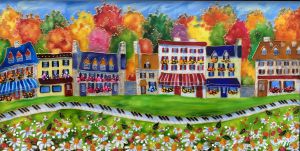L’AUTOMNE TOUT EN COULEURS.                           6 IN X 12 IN