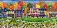 L’AUTOMNE TOUT EN COULEURS.                           6 PO X 12 PO