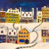 EN VISITE EN SOIRÉE                                                              10 PO X 10 PO