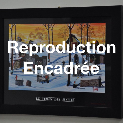 LITHOGRAPHIE ENCADREE