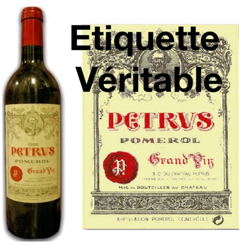 Etiquette veritable